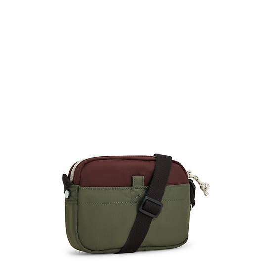 Kipling Sisko Crossbody Táska Olivazöld | HU 1231GS